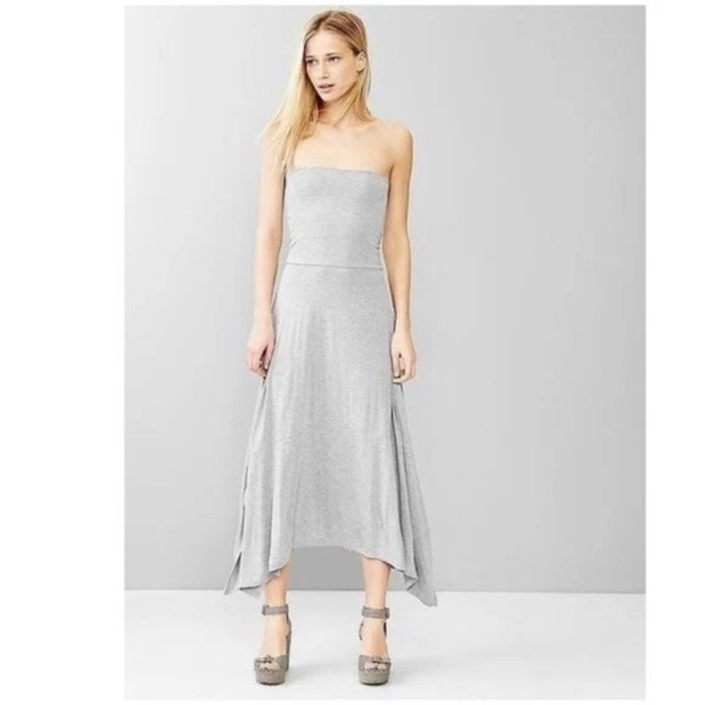 GAP heather gray 4-in-1 trapeze dress